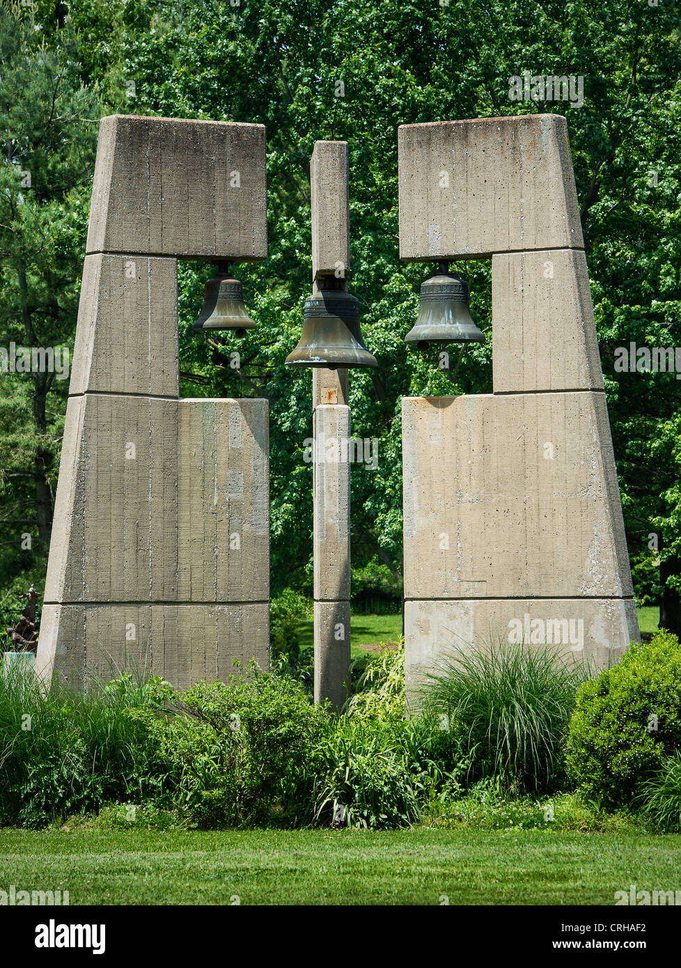 La tour du clocher, l'abbaye de Daylesford, Paoli, Pennsylvania, USA Banque D'Images