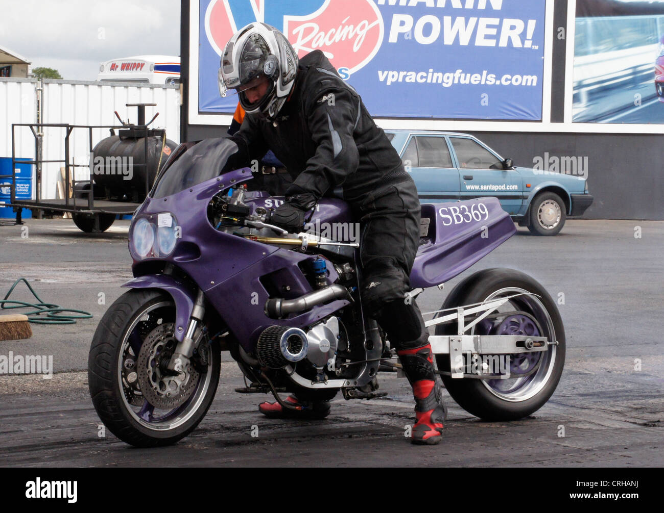 Santa Pod Drag Race Banque D'Images