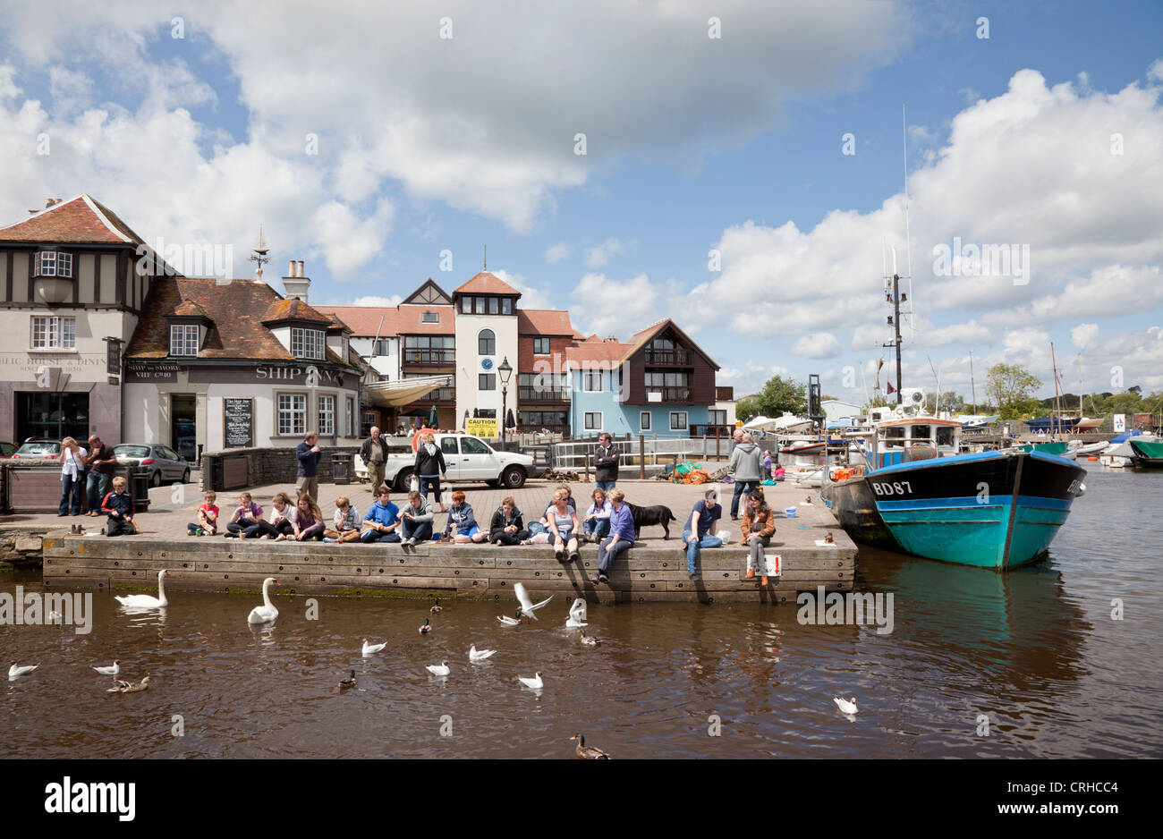The Ship Inn, Lymington, The New Forest, Hampshire, Angleterre, Royaume-Uni Banque D'Images