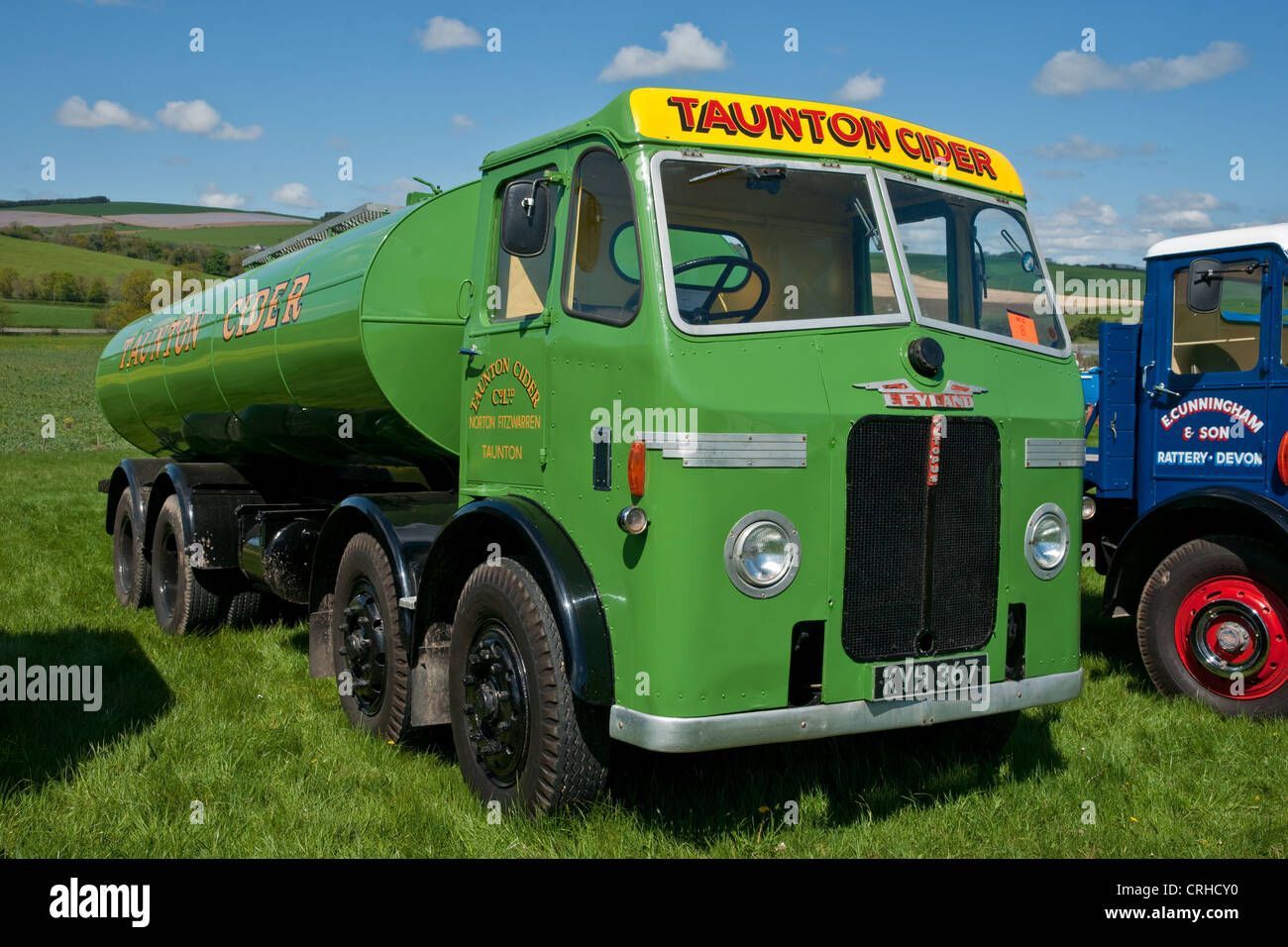 Leyland Octopus tanker sur l'affichage à un pays juste, Banque D'Images