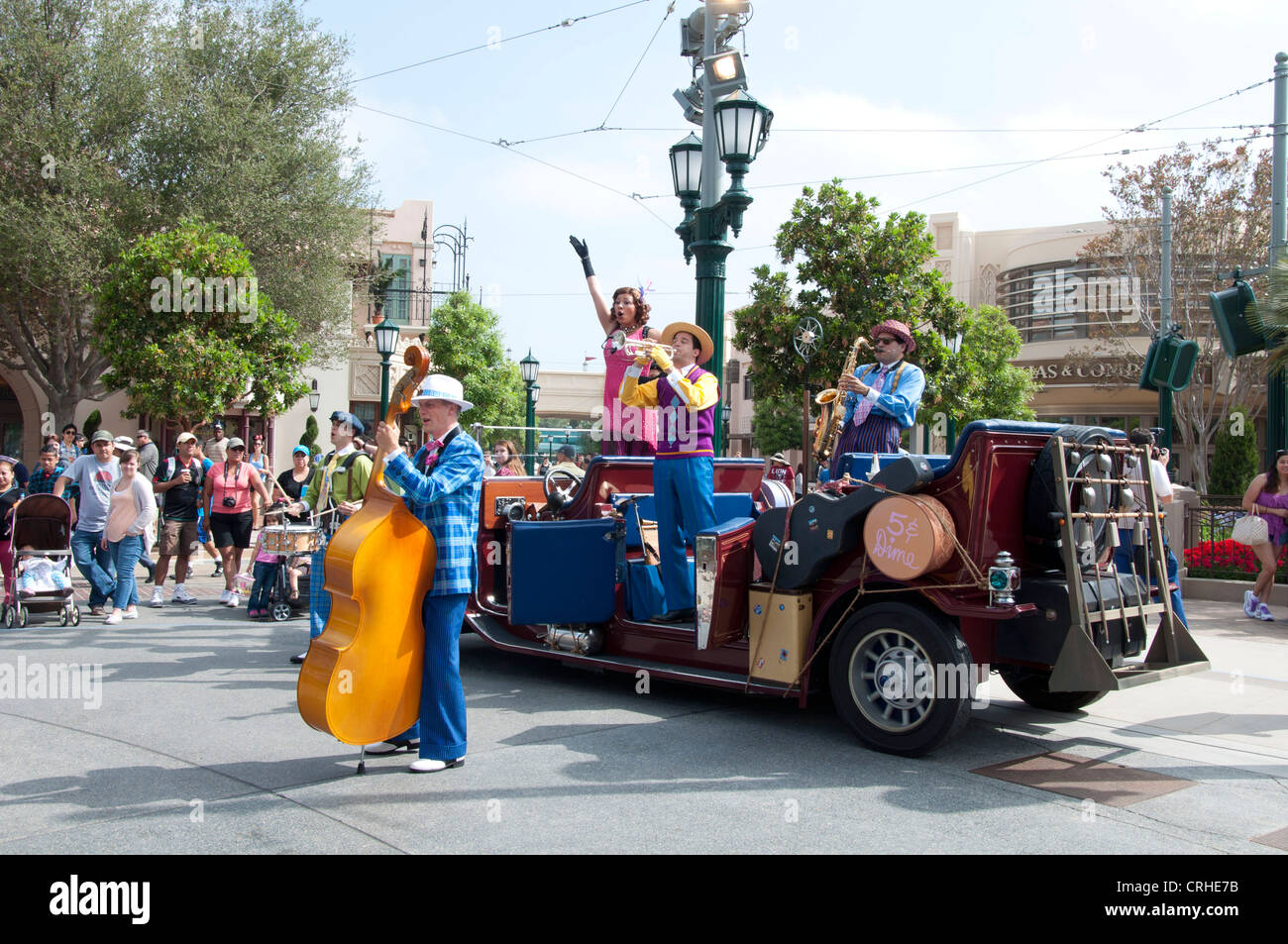 Spectacle musical à Disneyland en Californie Banque D'Images