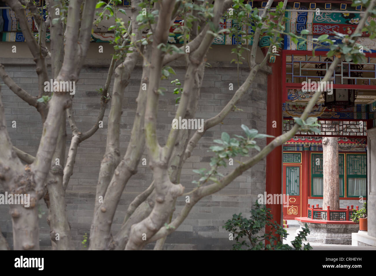 Que vous recherchiez un Hanzhenyuan l'hôtel, à Pékin, Chine, Banque D'Images