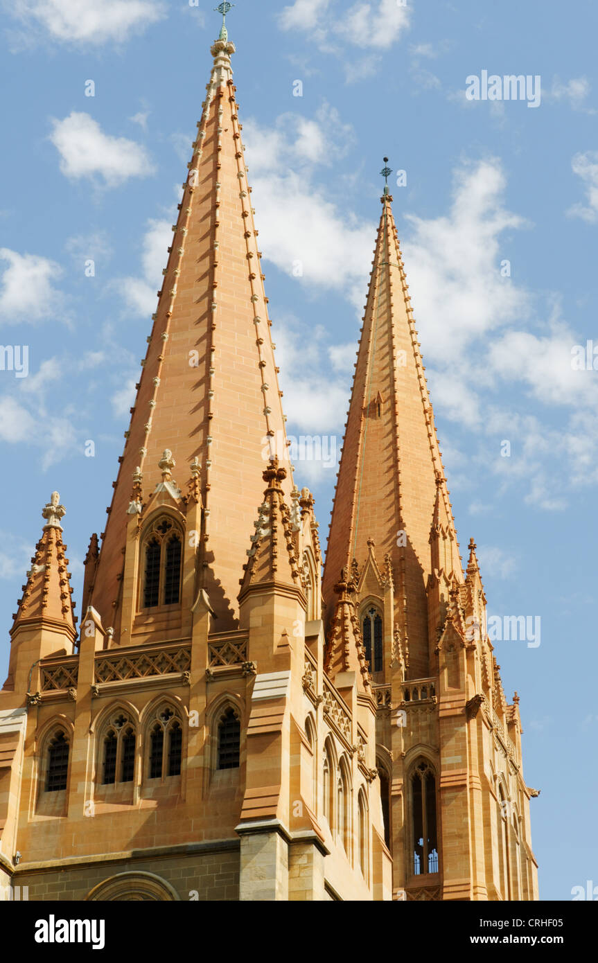 La Cathédrale St Paul à Melbourne, Australie Banque D'Images