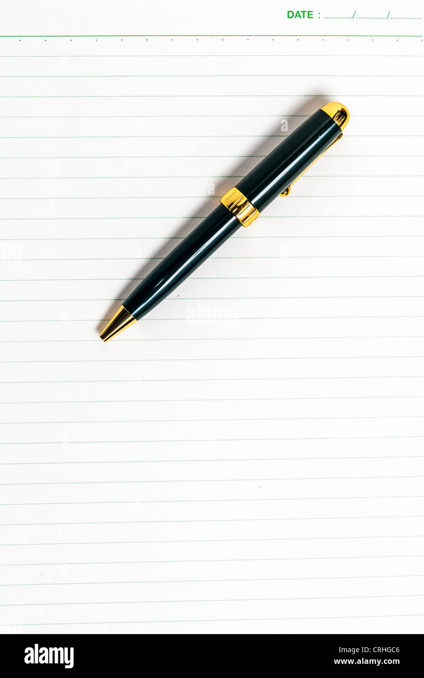 Eco friendly note Banque D'Images