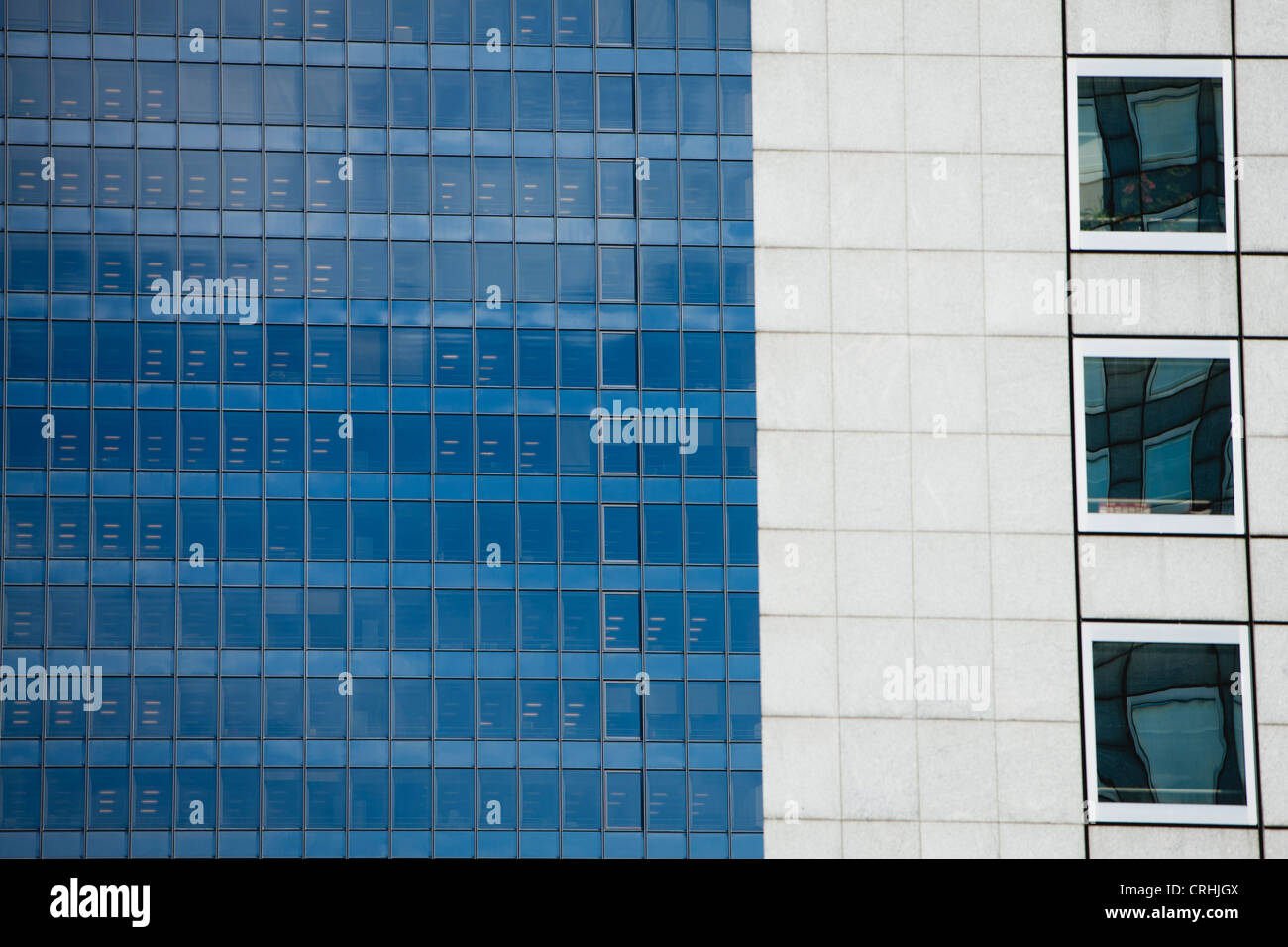 La façade de l'immeuble, cropped Banque D'Images