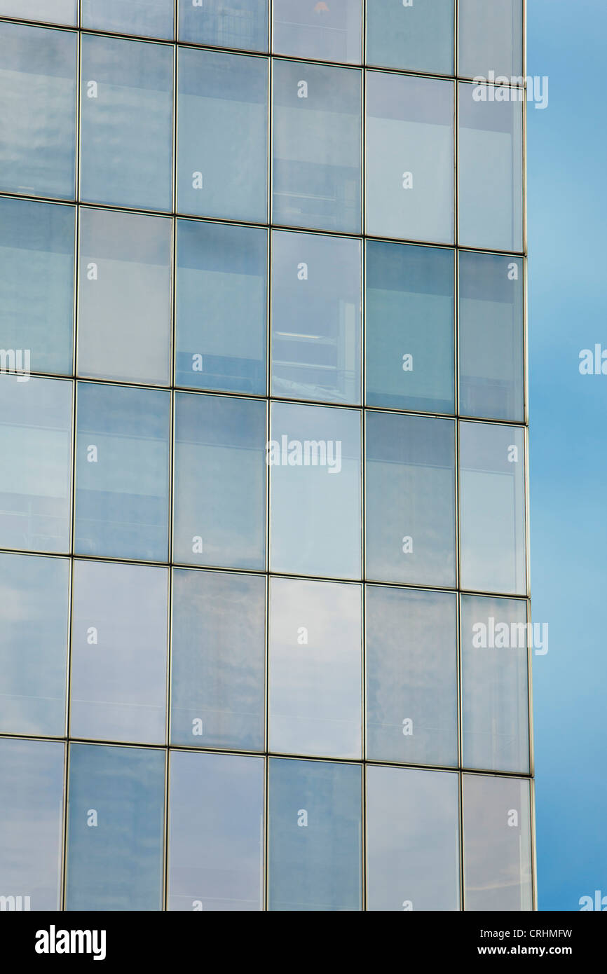 La façade de l'immeuble moderne, cropped Banque D'Images