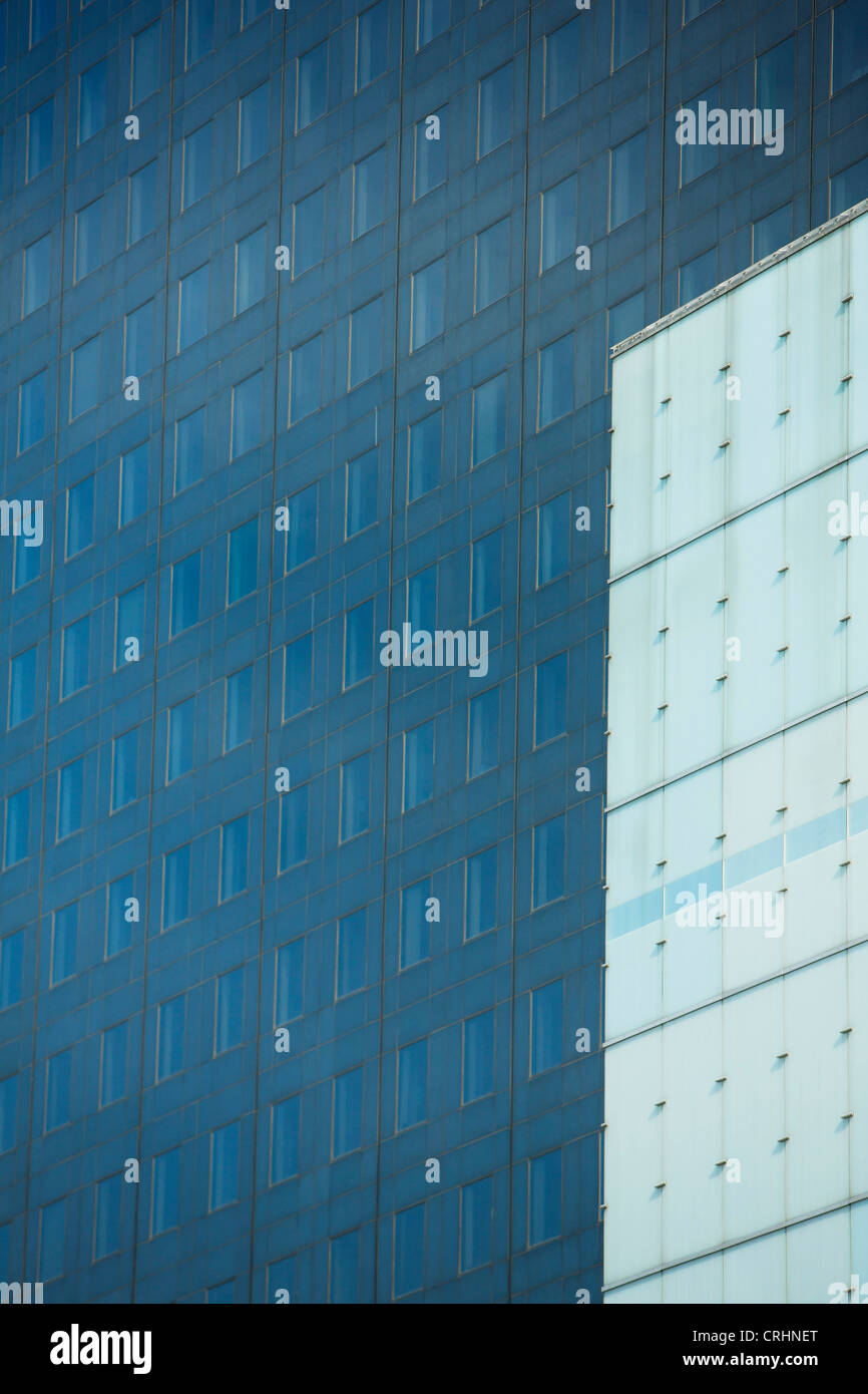 La façade de l'immeuble moderne, full frame Banque D'Images