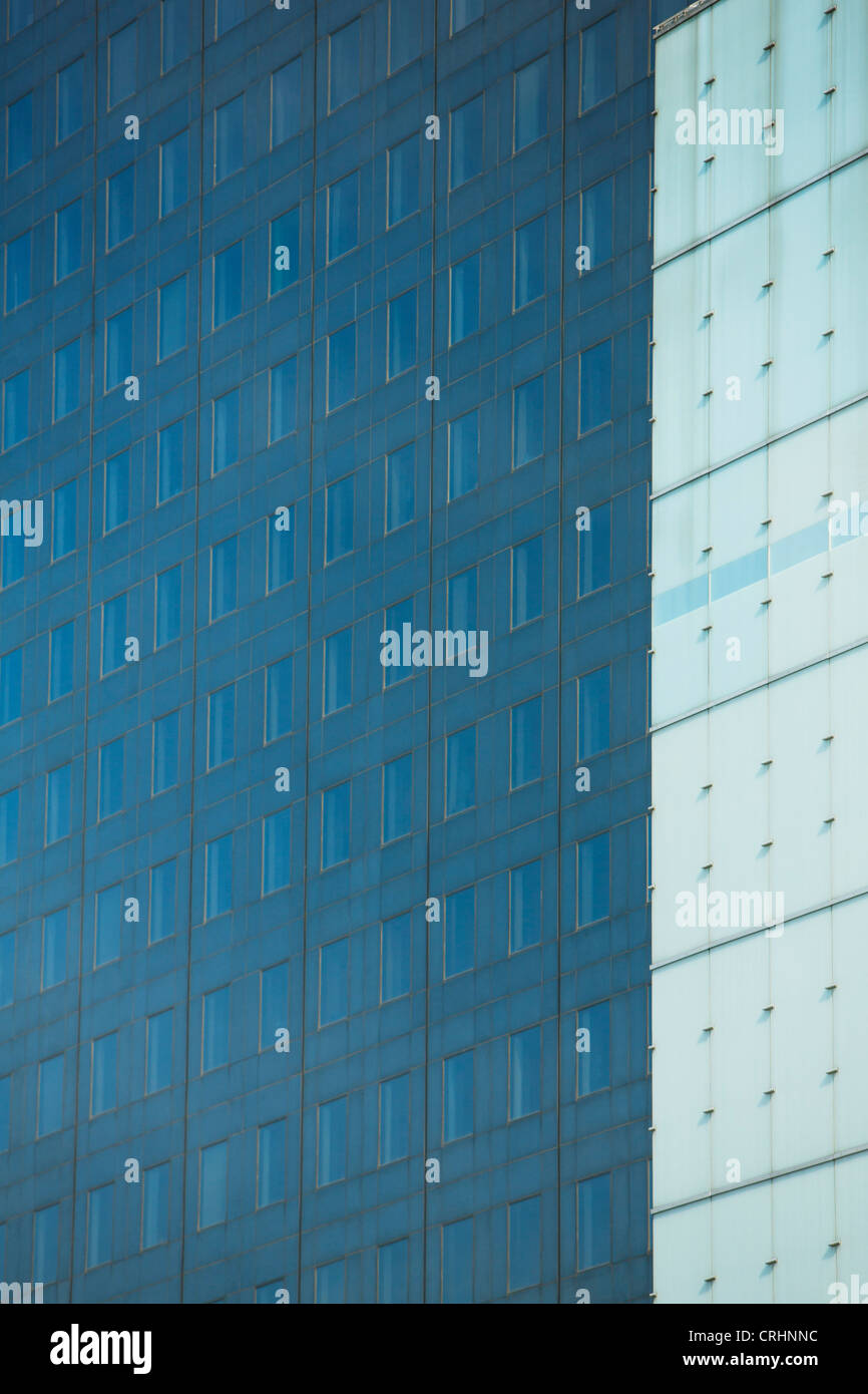 La façade de l'immeuble moderne, full frame Banque D'Images