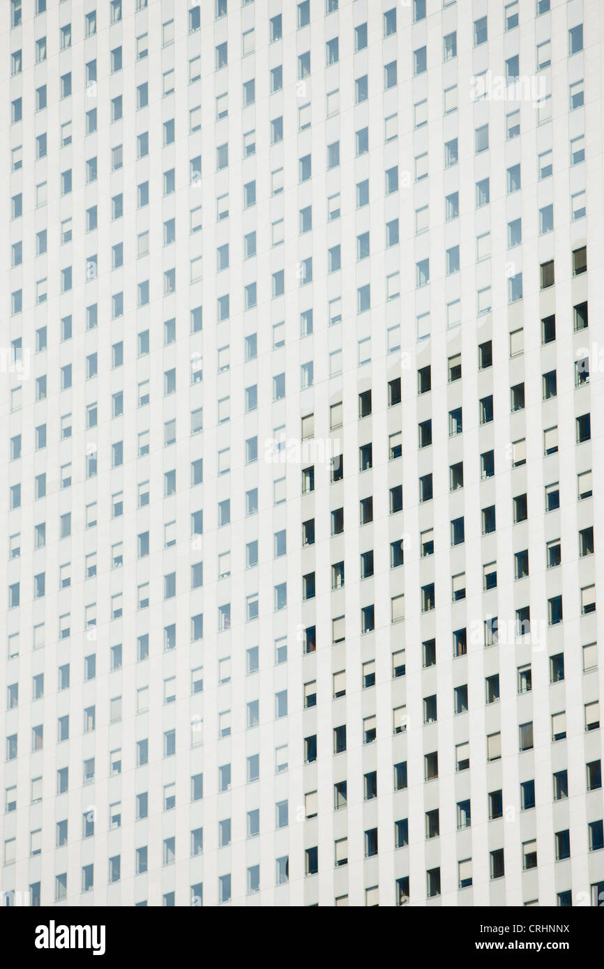 La façade de l'immeuble moderne, full frame Banque D'Images