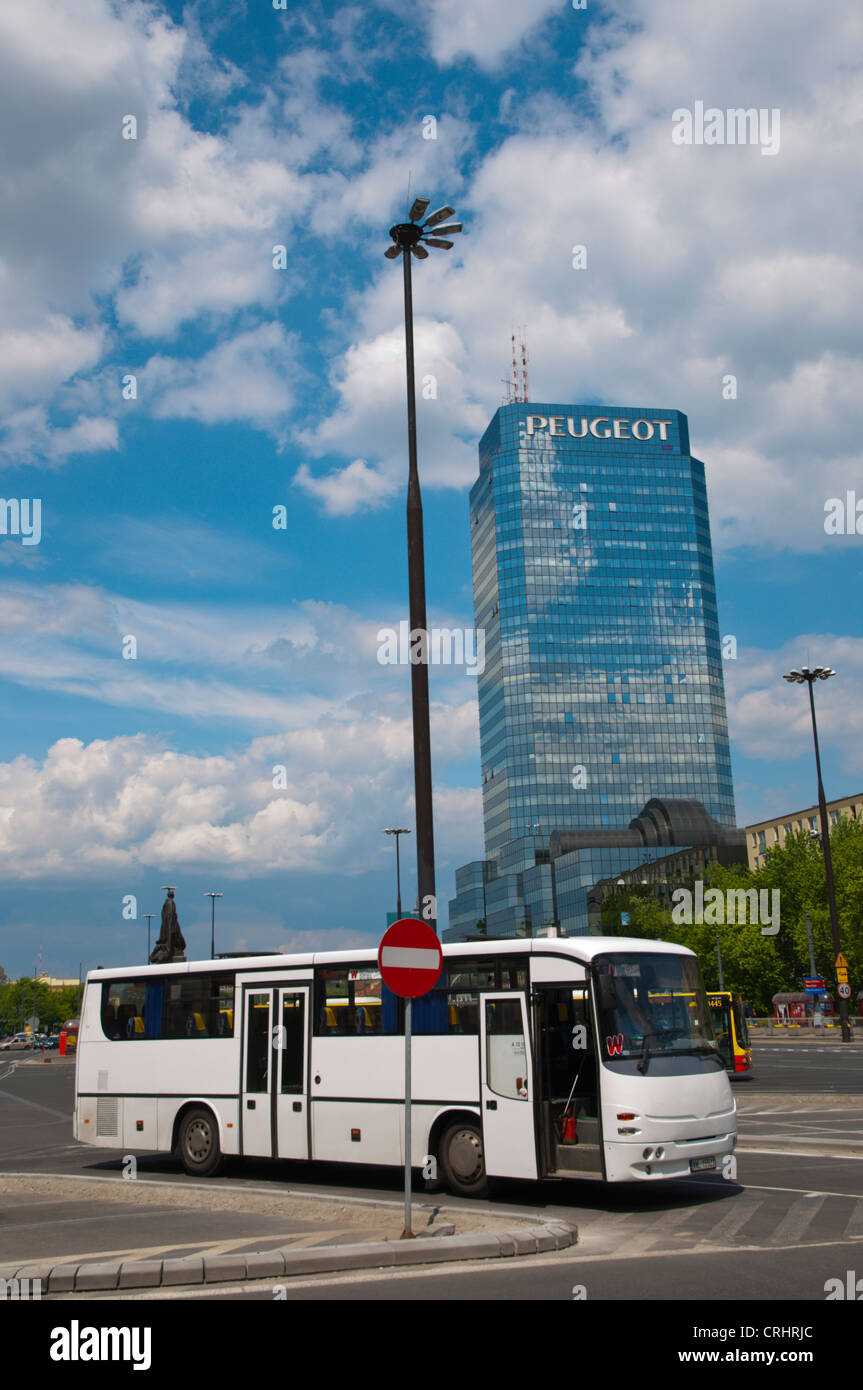 Place Bankowy Square Srodmiescie le centre de Varsovie Pologne Europe Banque D'Images