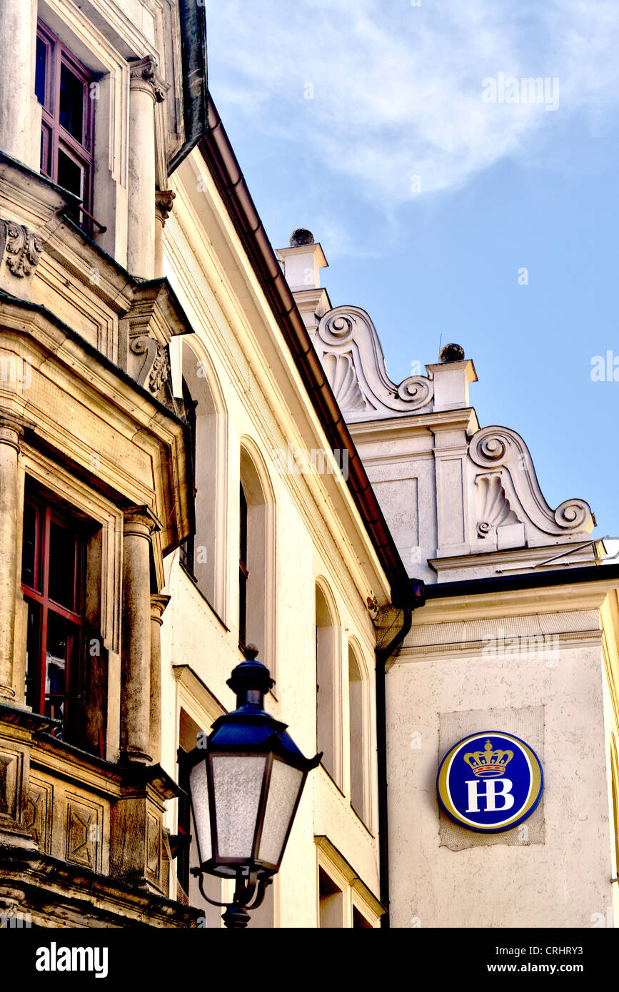 Cave à bière à Munich, Bierkeller à München ; Banque D'Images
