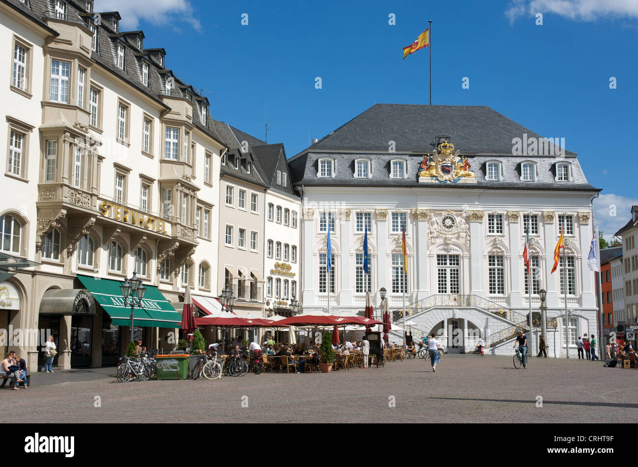 Hôtel de ville (Rathaus) Bonn, Rhénanie du Nord-Westphalie, Allemagne. Banque D'Images