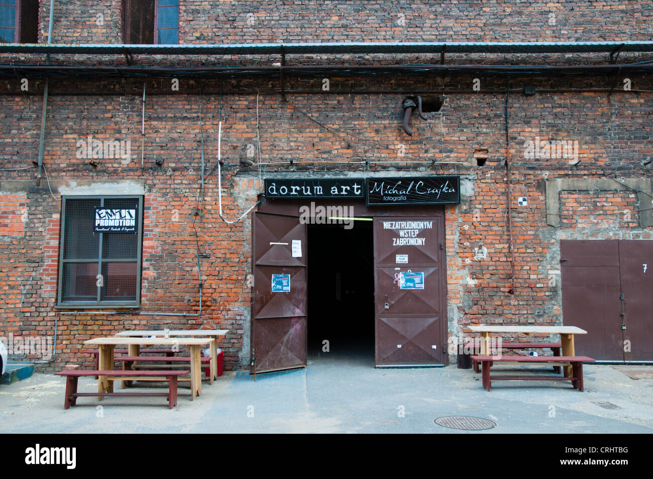 Ancienne usine de vodka Koneser converti en complexe culturel Lato Konesera quartier Praga Varsovie Pologne Europe Banque D'Images