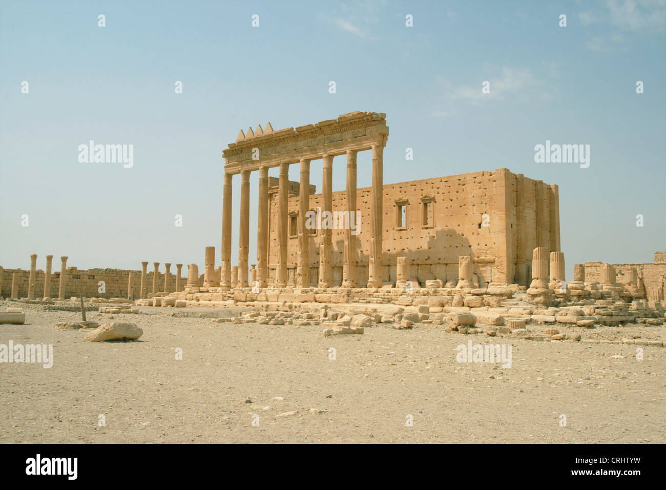 Temple de Baal, la Syrie, Palmyre Banque D'Images