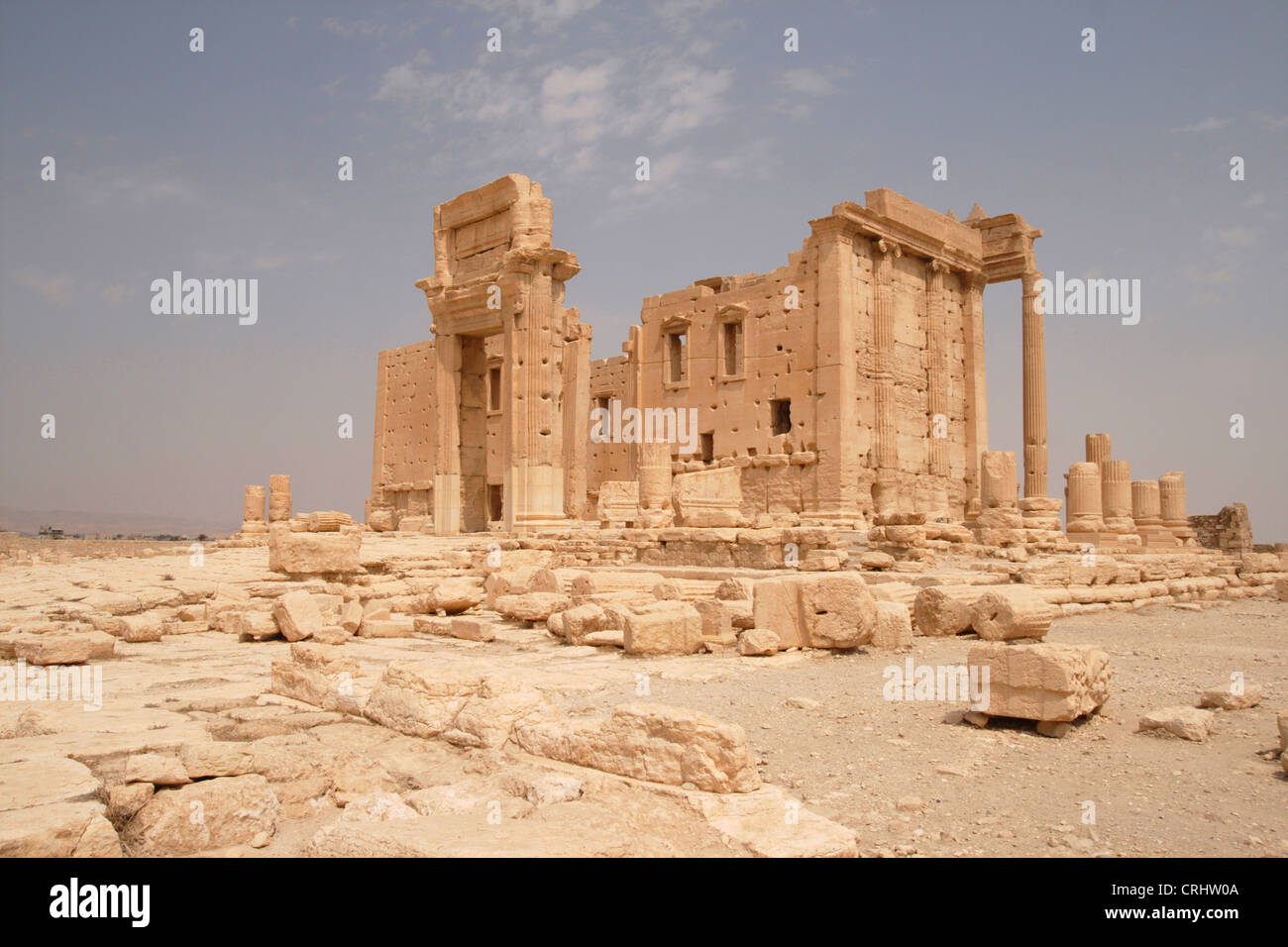 Temple de Baal, la Syrie, Palmyre Banque D'Images