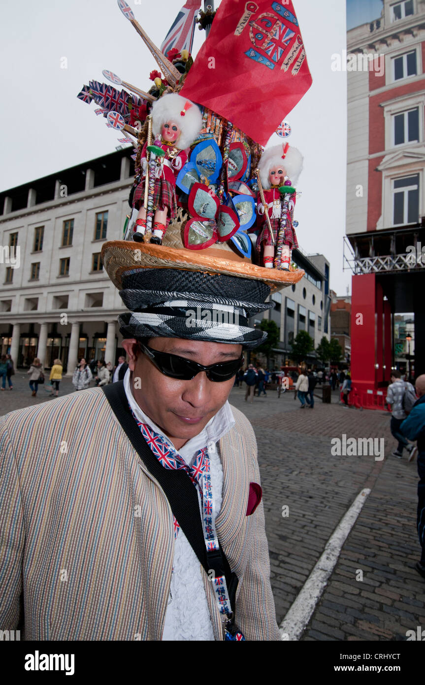 Les célébrations du Jubilé de diamant de la reine à Londres Juin 2012 Banque D'Images