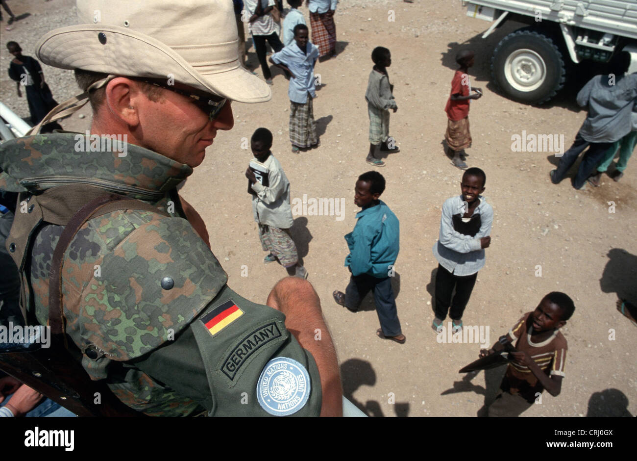L'ONUSOM Bundeswehr 2 - mission en Somalie Banque D'Images