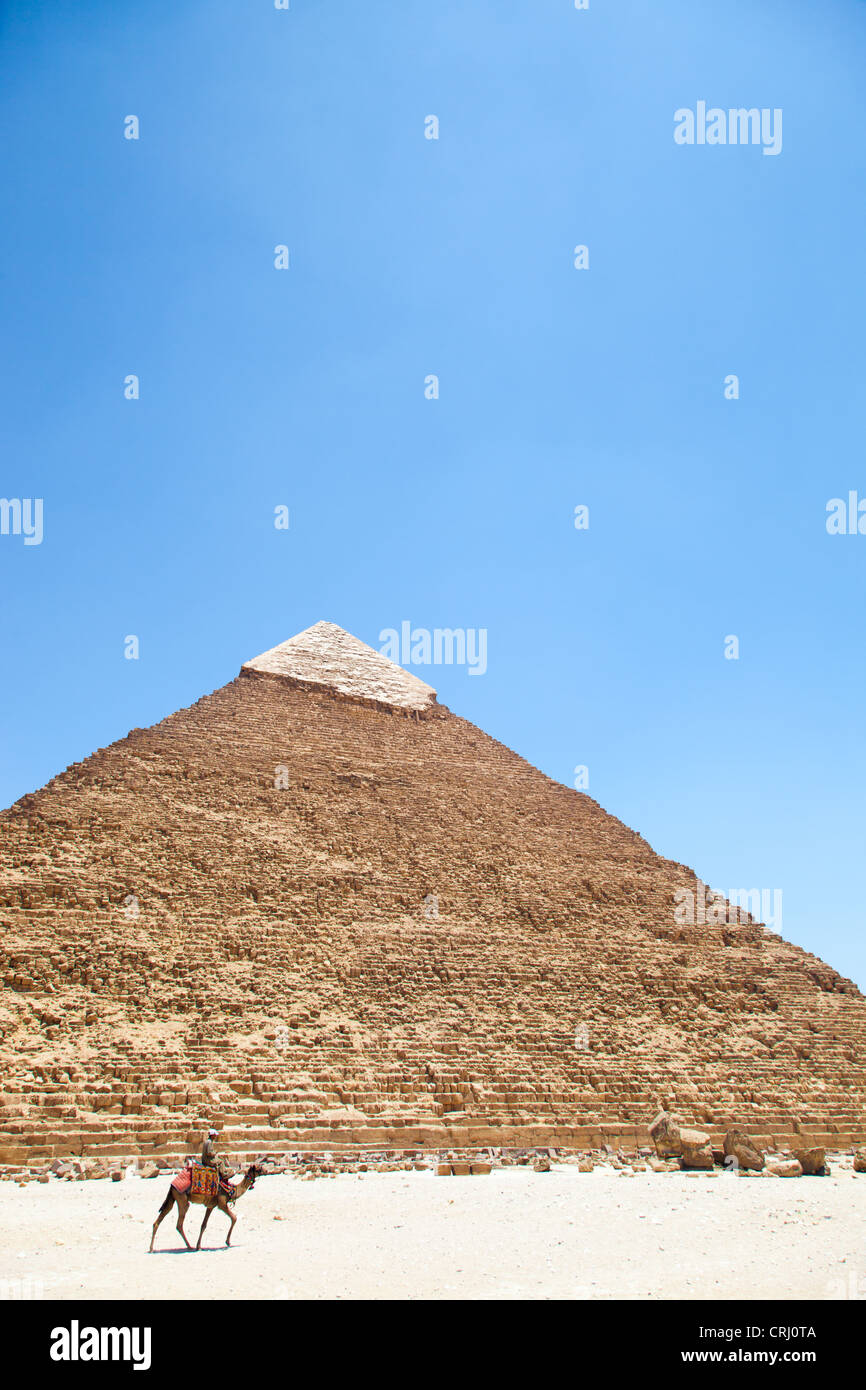 Pyramides de Gizeh au Caire, Egypte, Afrique du Sud Banque D'Images