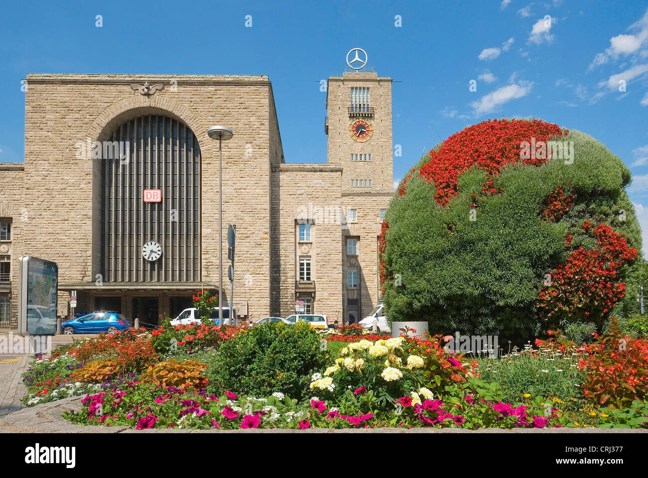 La gare de Stuttgart, Allemagne, Bade-Wurtemberg, Stuttgart Banque D'Images