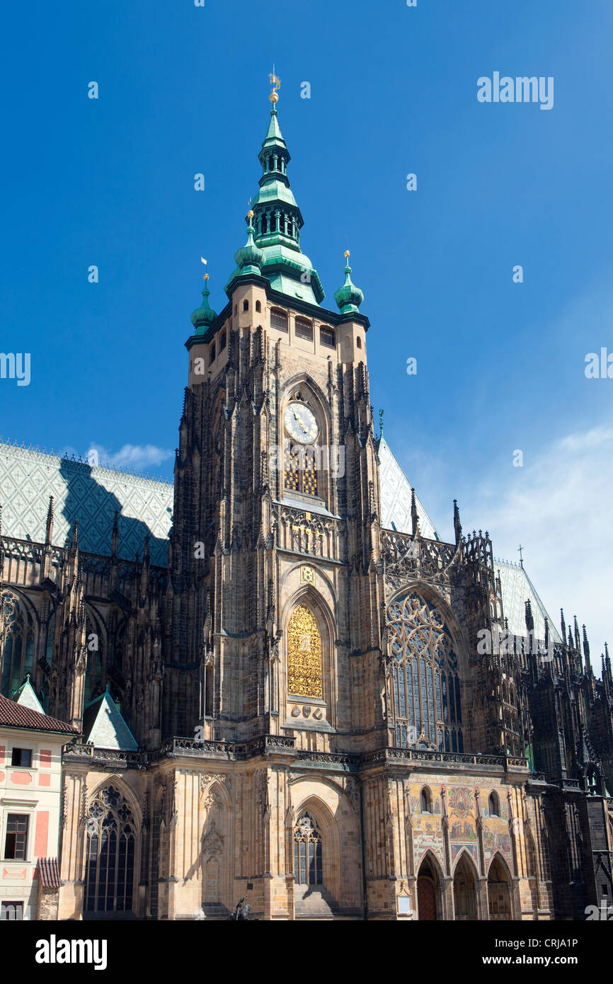 République Tchèque Prague - Cathédrale Saint-Guy st. Banque D'Images