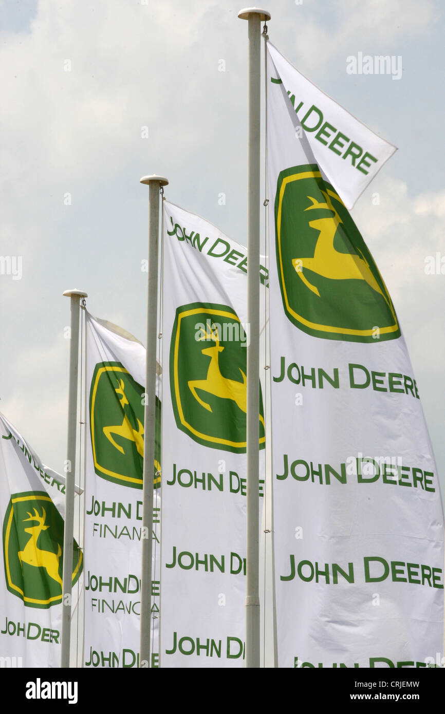 L'identité de l'entreprise John Deere Banque D'Images