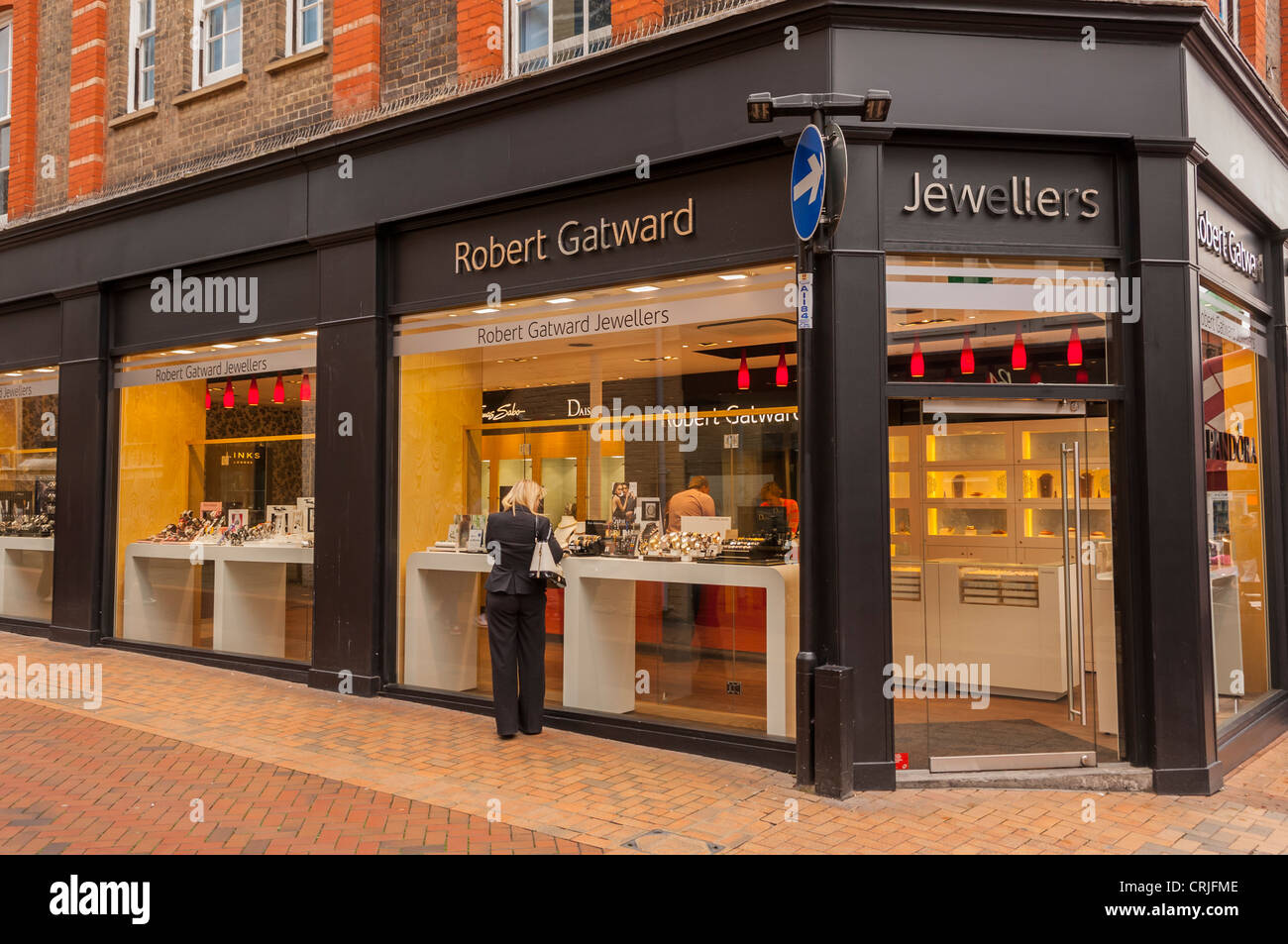La bijouterie Robert Gatward store à Ipswich Suffolk , , Angleterre ,  Angleterre , Royaume-Uni Photo Stock - Alamy