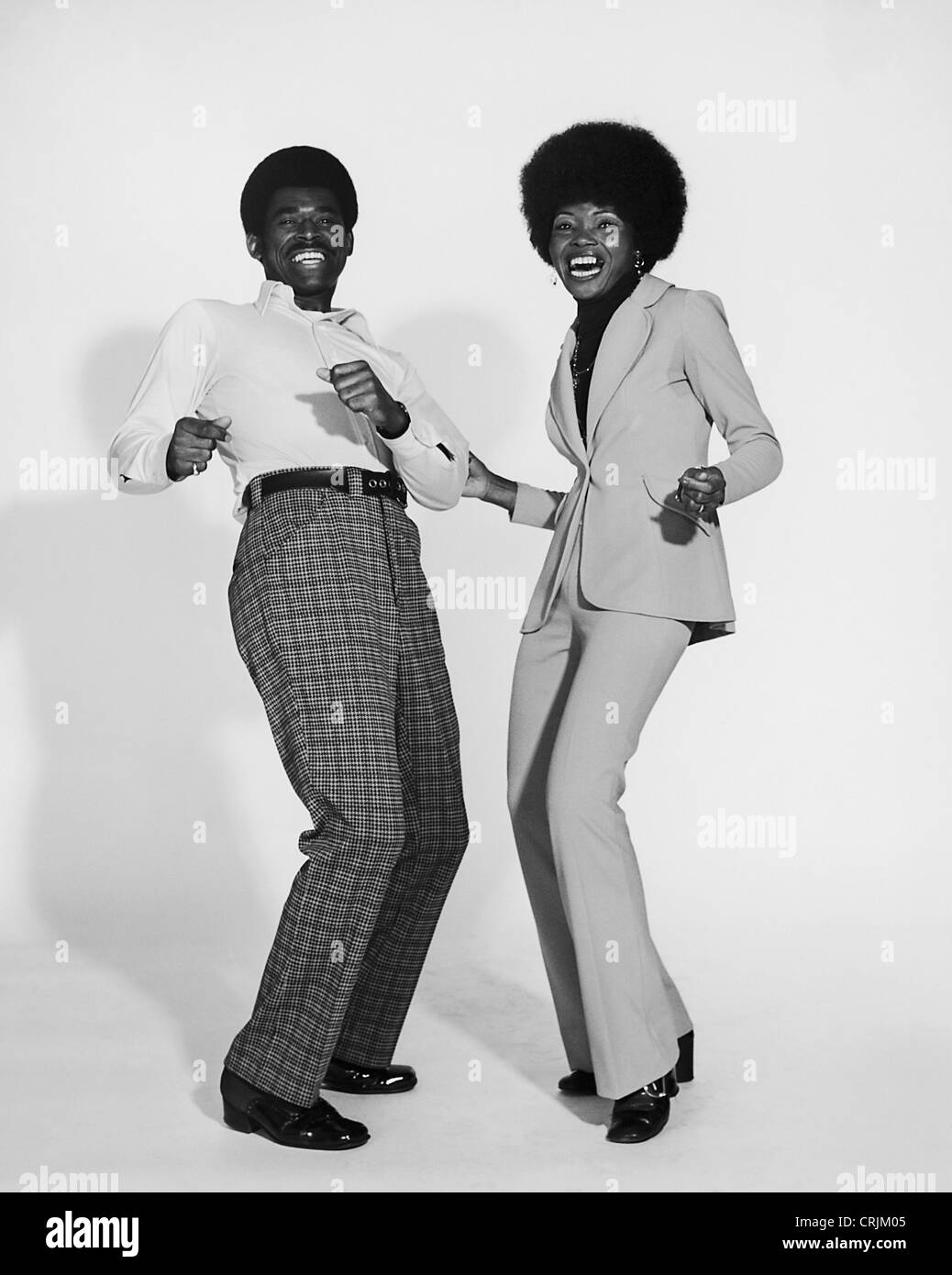 Afro-américain couple dancing Banque D'Images