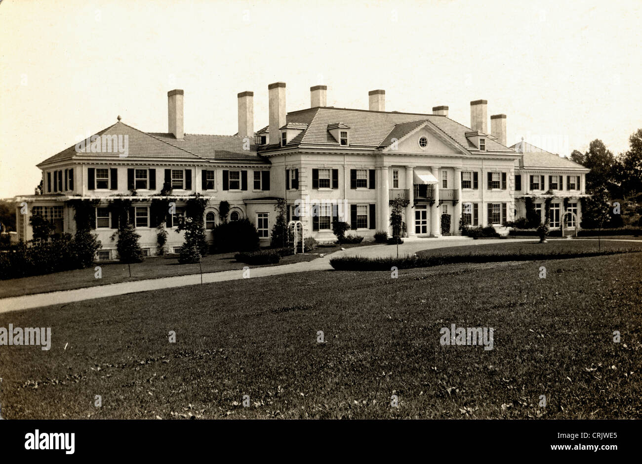 Beaux-Arts manoir géorgien Banque D'Images