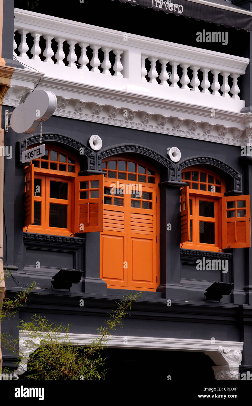 Maison à Little India, Singapour Banque D'Images