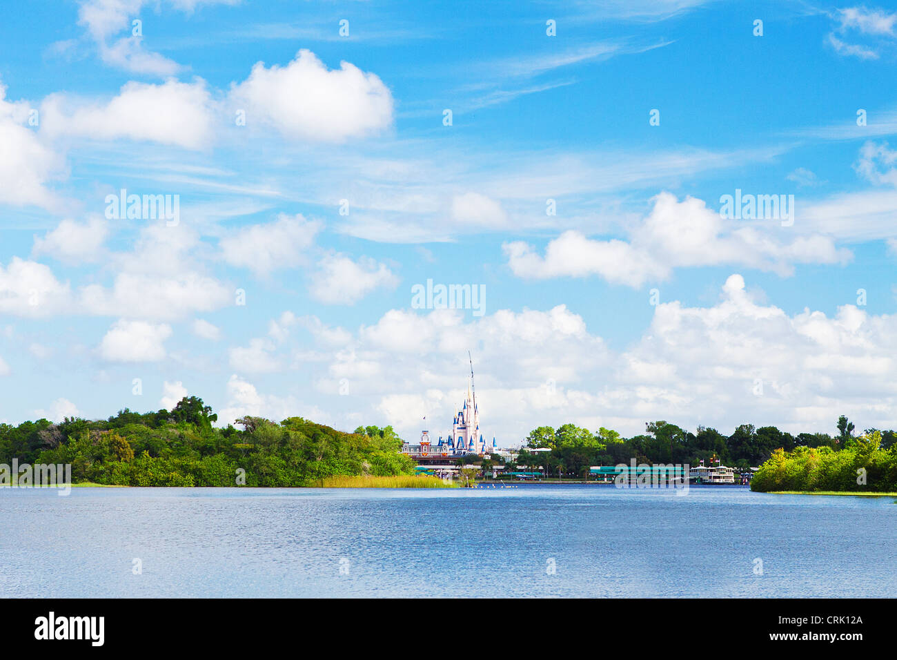 Disneyworld Orlando la Floride par un beau jour d'été Banque D'Images