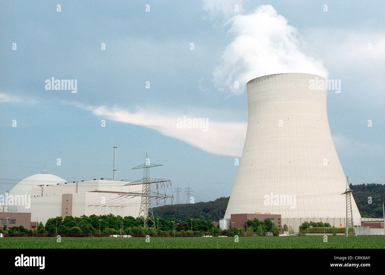 Une centrale nucléaire Isar de Eon AG Banque D'Images