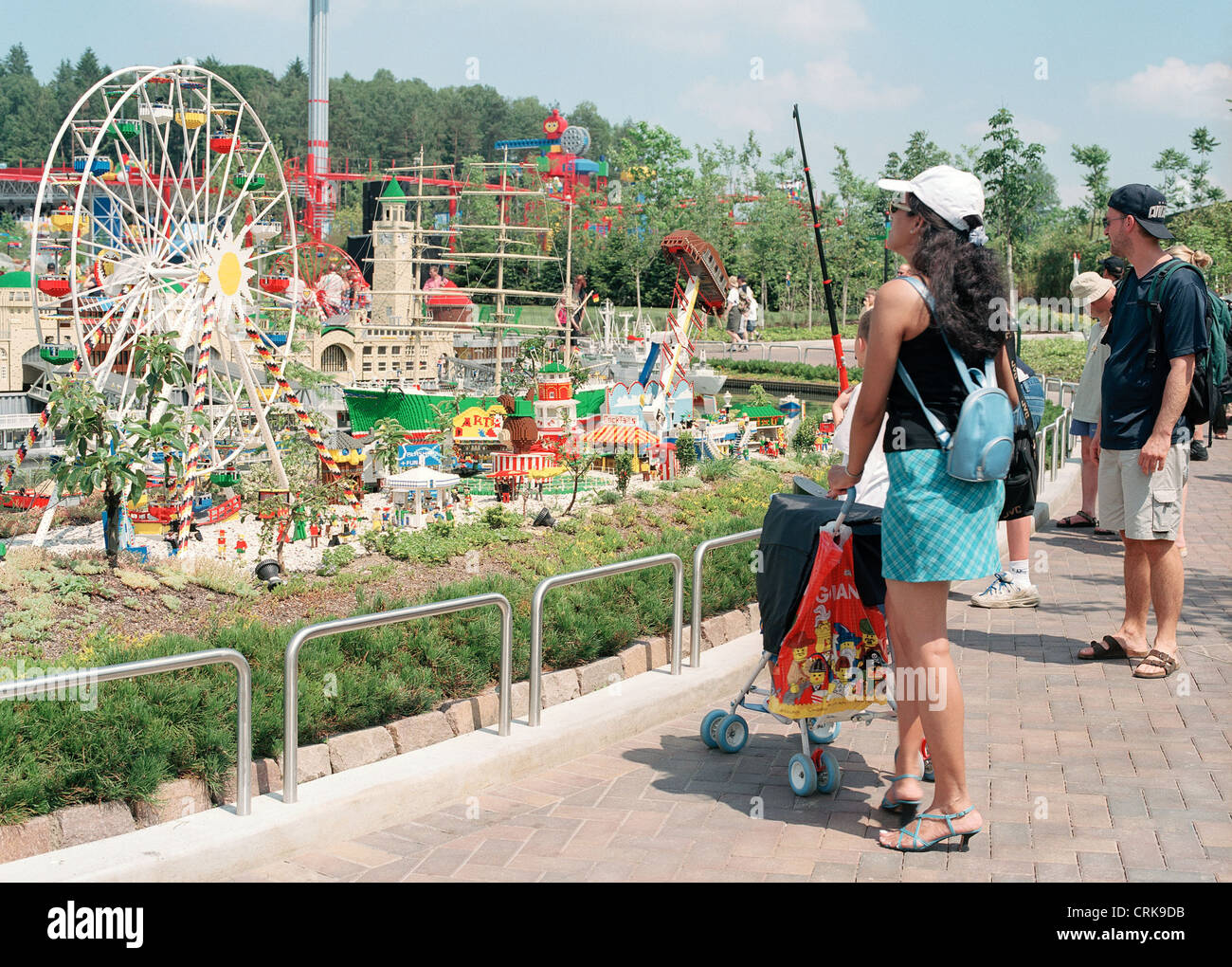 Avant de la famille modèle Prater à Legoland Allemagne Banque D'Images
