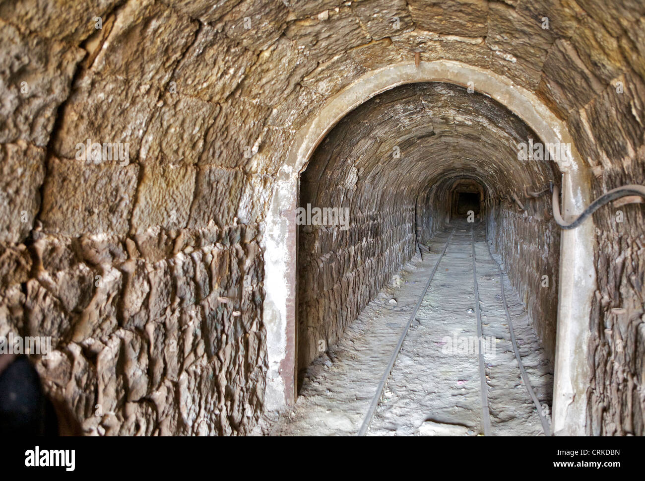 La vieille ville fantôme minière de Pulacayo, Bolivie, du patrimoine industriel, a lié à Butch Cassidy et le Kid Banque D'Images