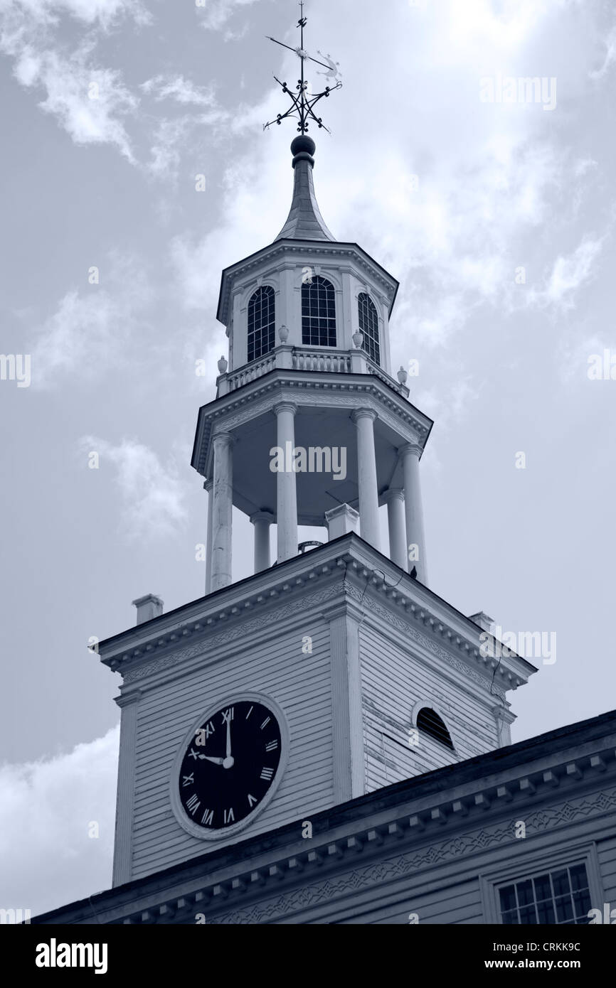 L'église, East Poultney, Vermont, Etats-Unis Banque D'Images