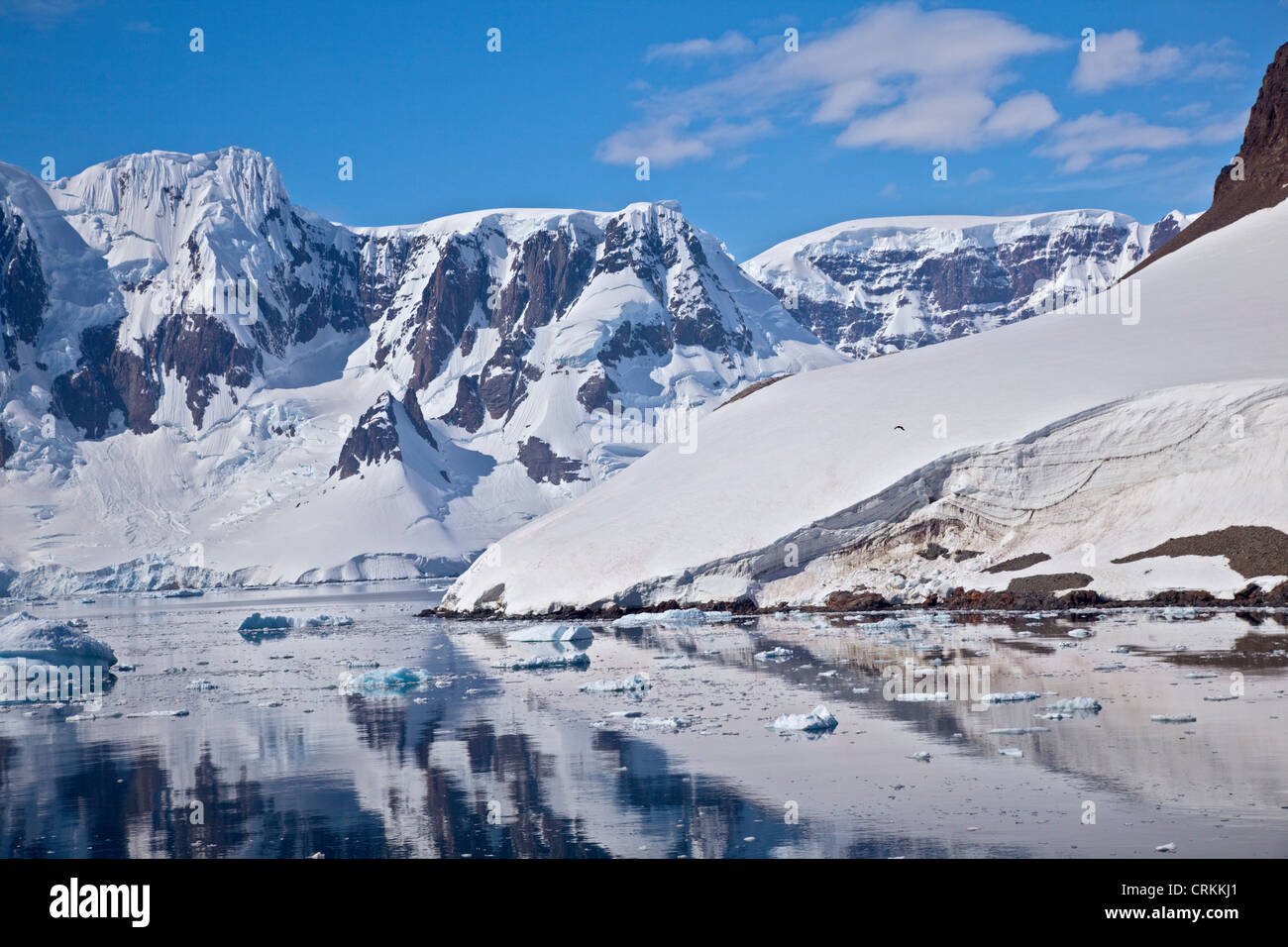 Canal Lemaire, Péninsule Antarctique Banque D'Images