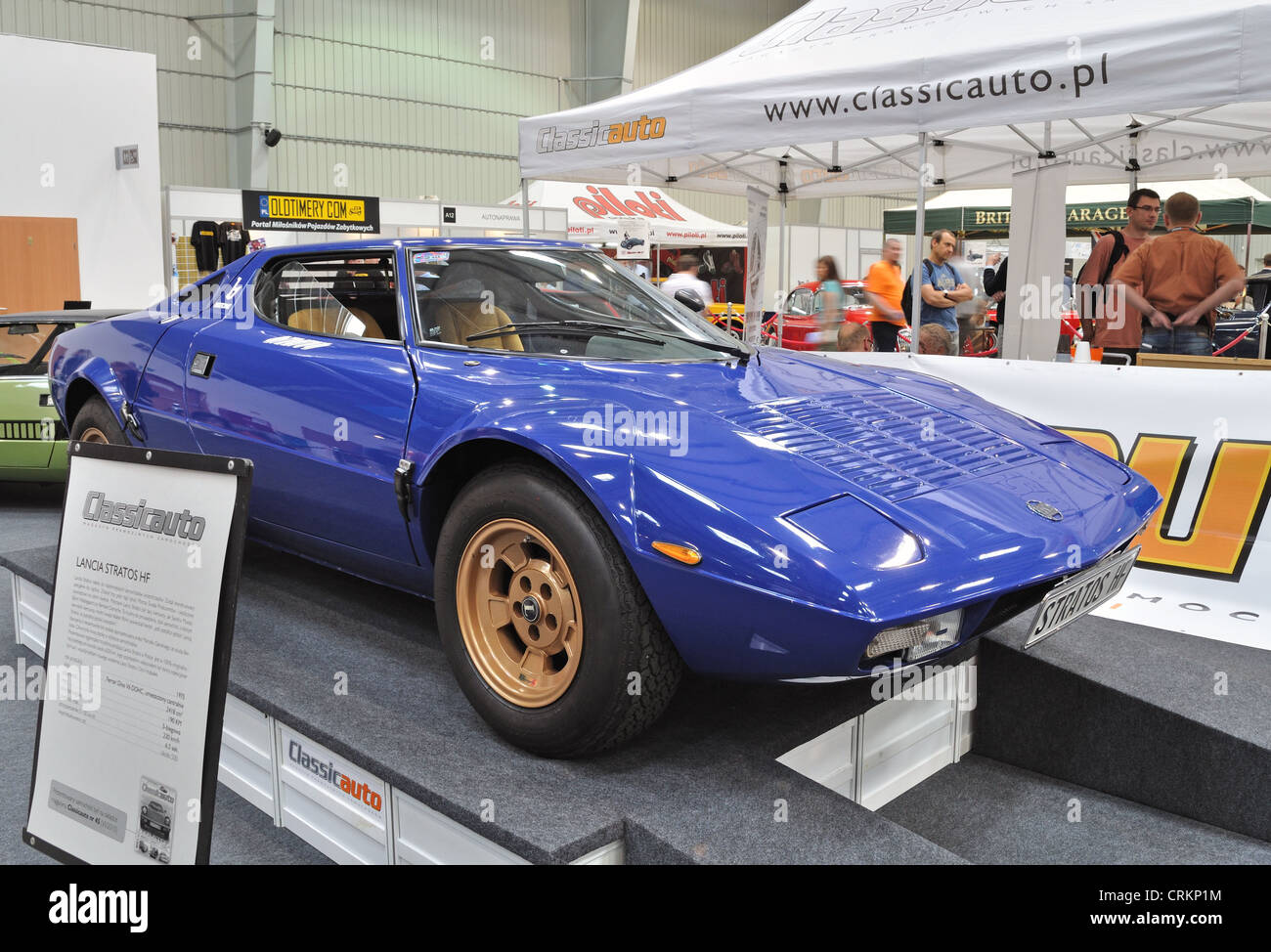 Voiture de sport Vintage Lancia Stratos HF Banque D'Images