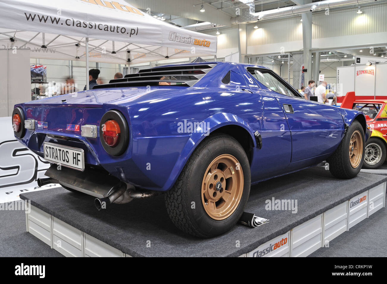 Voiture de sport Vintage Lancia Stratos HF Banque D'Images
