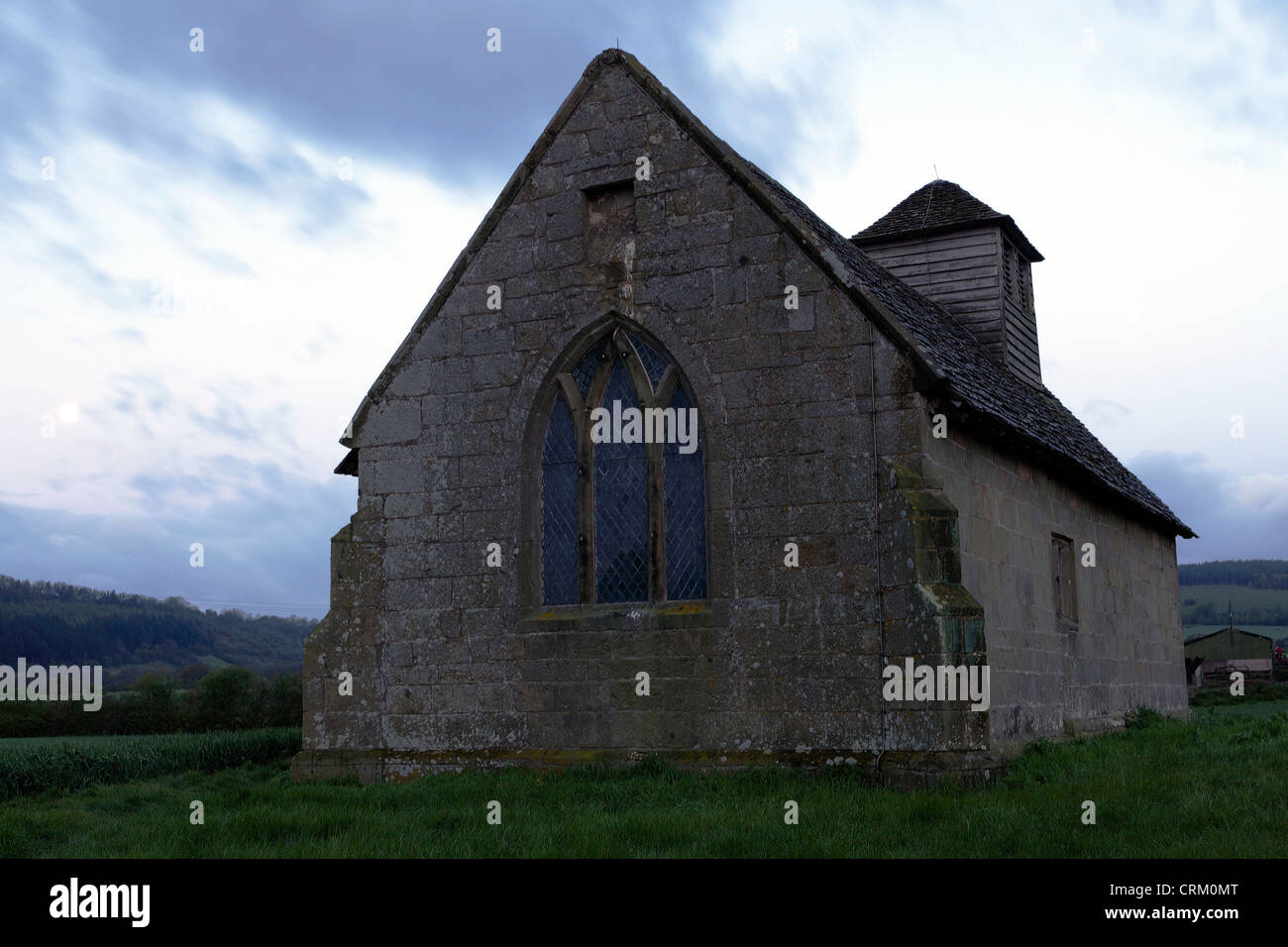 Élévation est de Langley chapelle en Ruckley, Shropshire, Angleterre. Banque D'Images