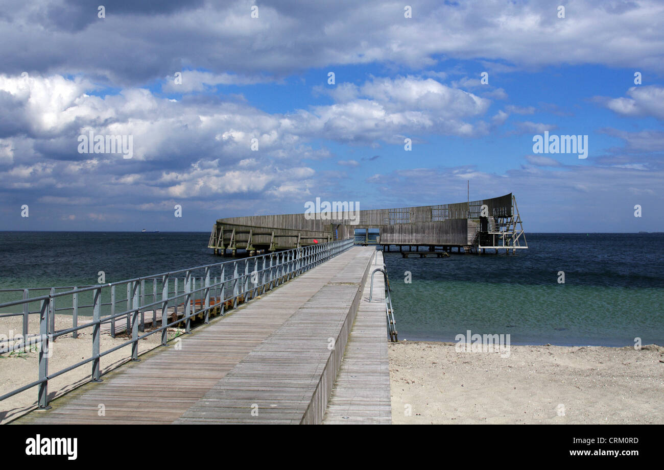 Bains de Mer, Copenhague Kastrup Banque D'Images