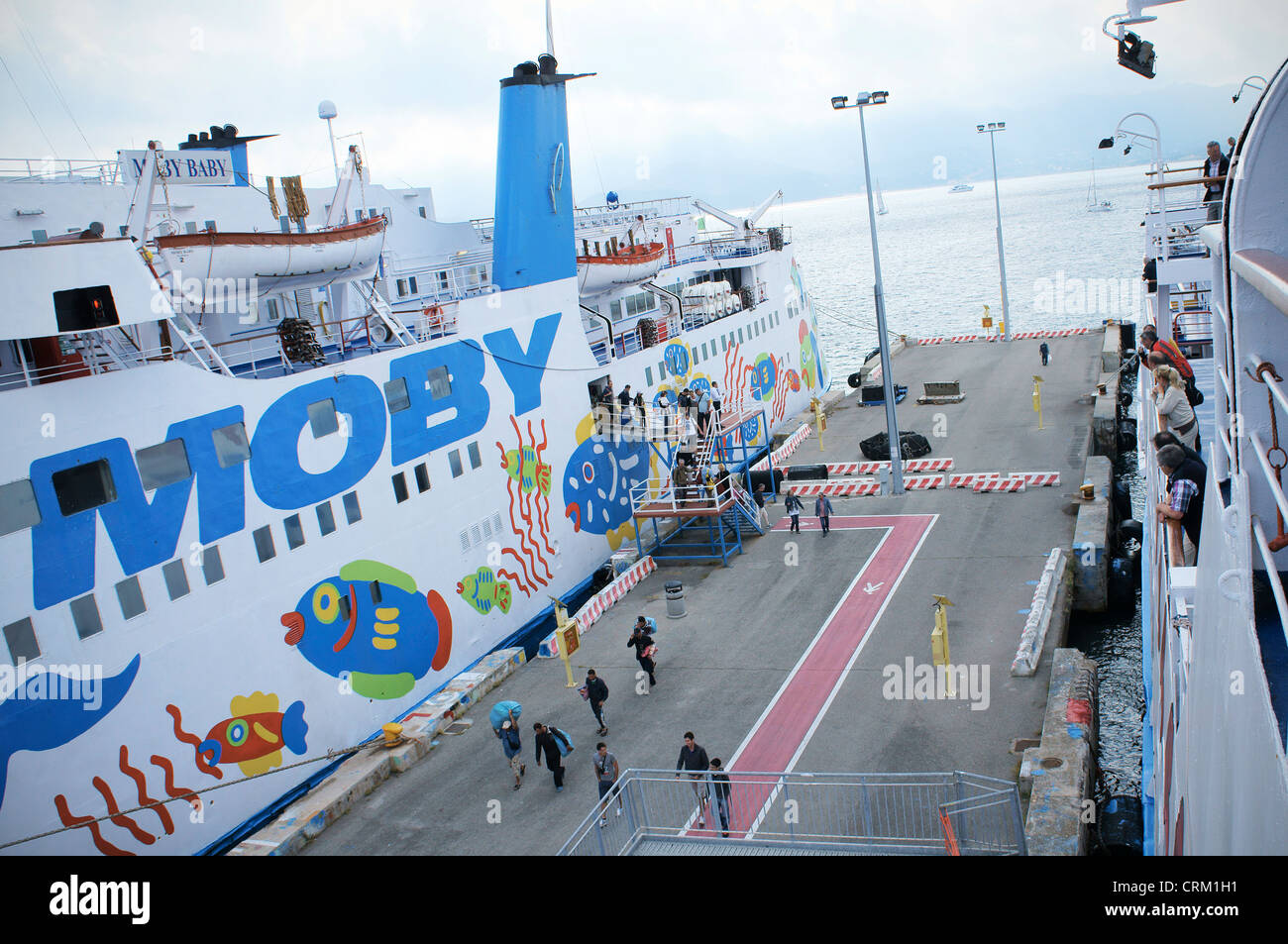 MOBY ferry, ferry-boat, bateau, navire, Piombino - Portoferraio, Italie, Toscane, Toscana, l'île d'Elbe, le 3 juin 2012. (CTK Photo/Libor Sojka) Banque D'Images