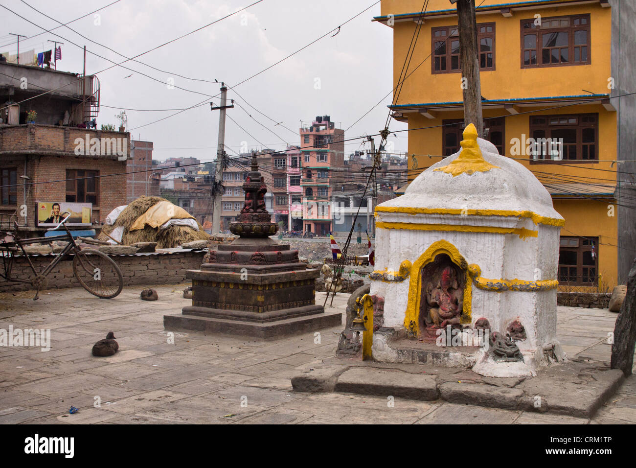 Lieu de culte hindouiste à Katmandou. Sur la photo en Asie, Népal, Katmandu le 28 mars 2011. (CTK Photo/David Tesinsky) Banque D'Images