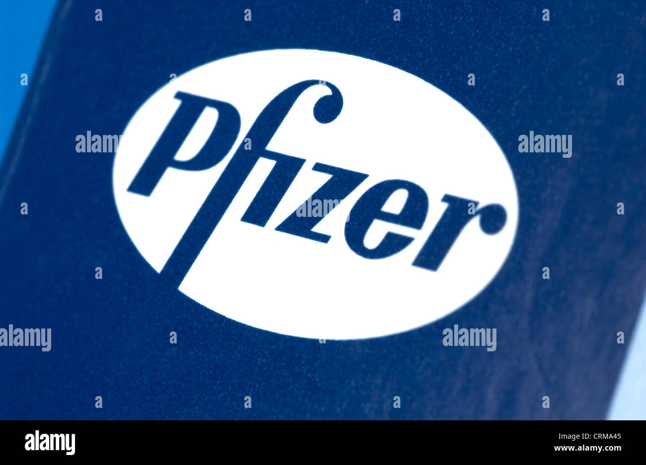 Logo de Pfizer Banque D'Images