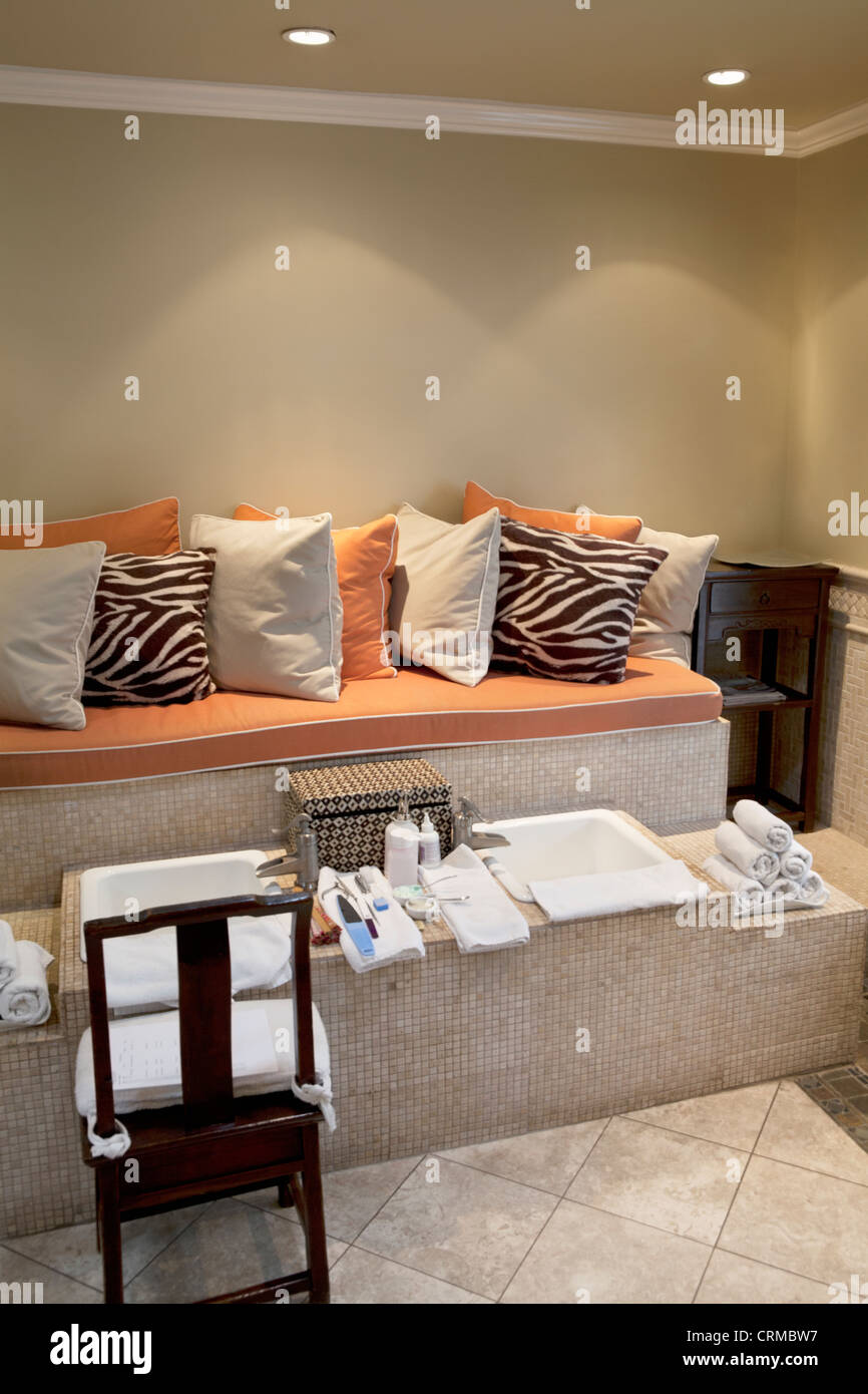 Intérieur d'un salon de beauté Banque D'Images