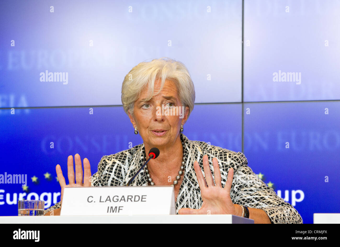 Christine Lagarde Banque D'Images