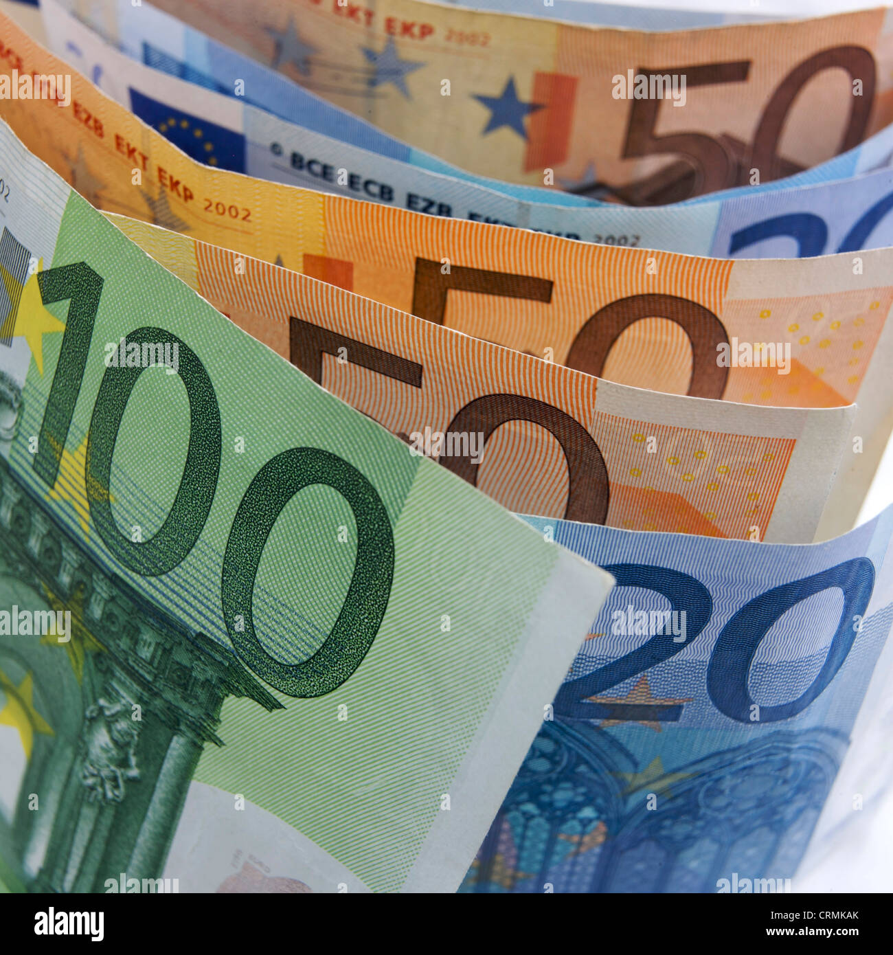 Euros / billets en euros. Banque D'Images