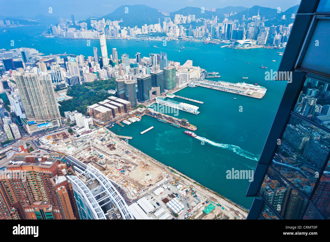 Le centre-ville de Hong Kong à jour Banque D'Images