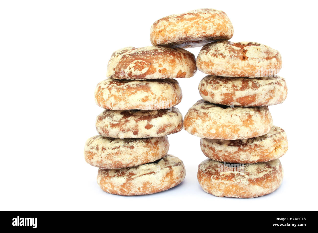 Cookies isolé sur fond blanc. Banque D'Images Cookies isolé sur fond blanc. Banque D'Images