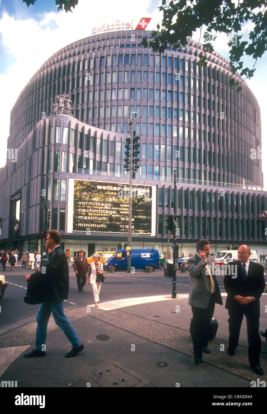 Swissotel en C  + A-House, Berlin Banque D'Images