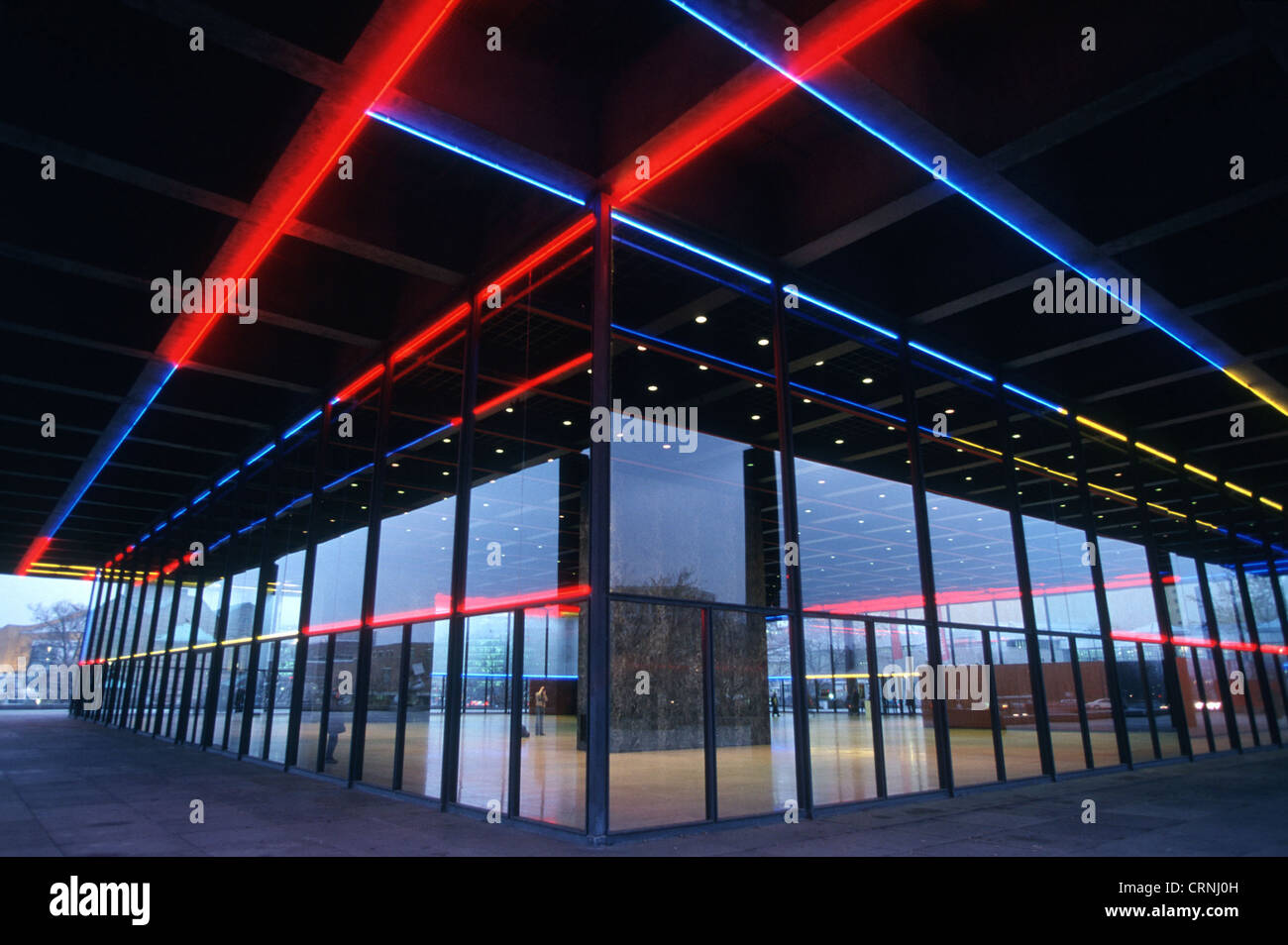 Nouvelle Galerie Nationale de Berlin Banque D'Images