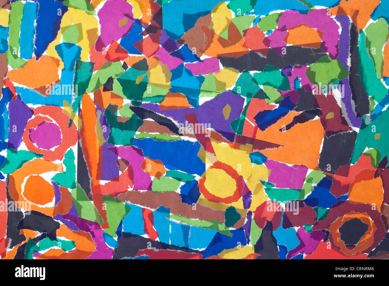 Grunge frontière coloré papier déchiré à la main concept background Banque D'Images